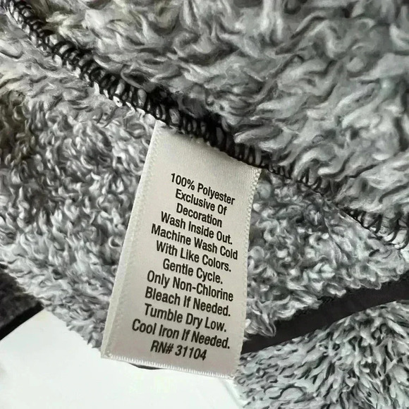 NEW Ocean + Coast Women’s Large Sherpa Fleece Jacket - Fluffy, Cozy, Warm Winter - Picture 4 of 10